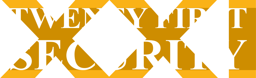 Twenty First Security logo.