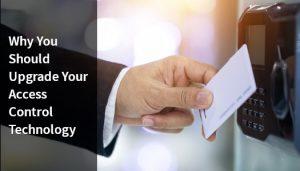 A man about to upgrade access control technology.